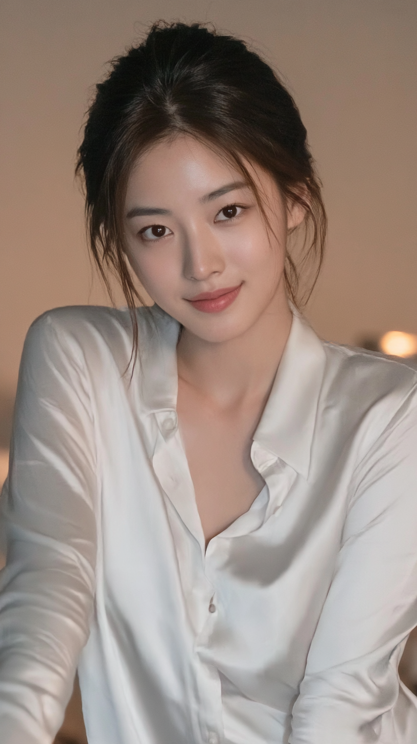 衬衫东亚女性
