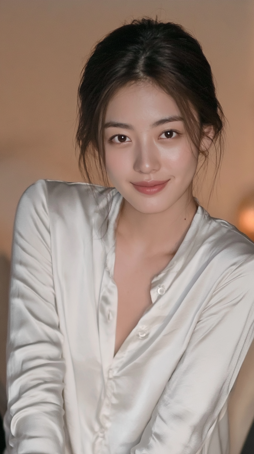 衬衫东亚女性