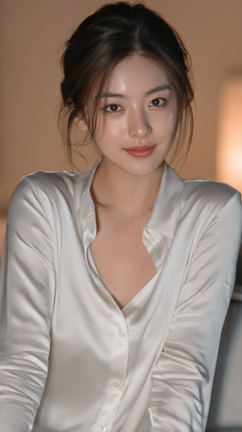 衬衫东亚女性