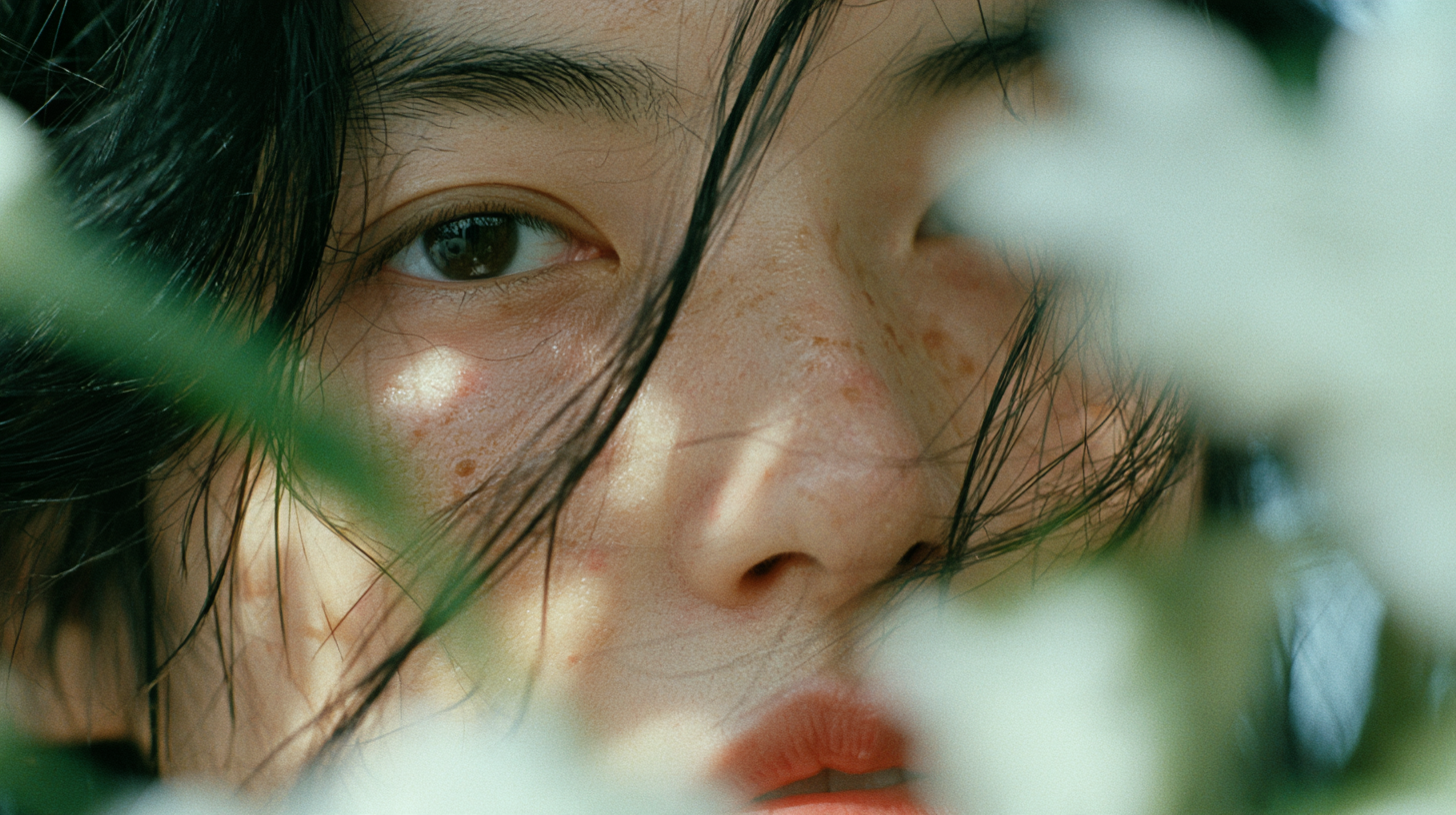女性特写肖像