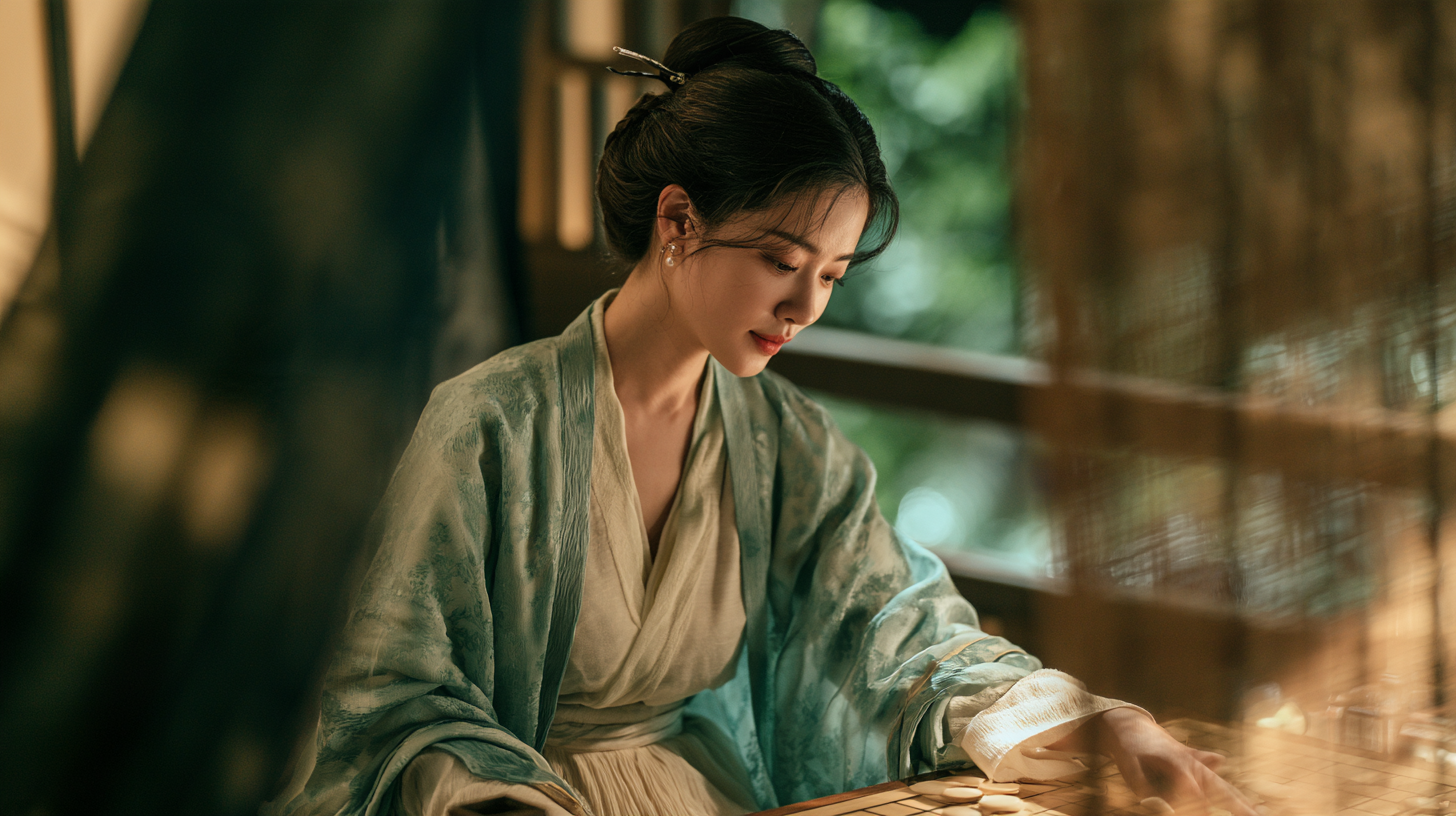 中秋女子