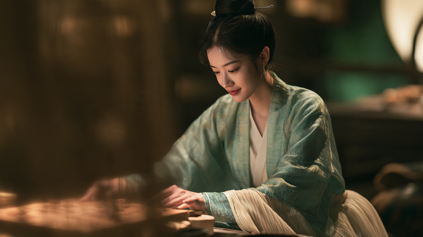 中秋女子