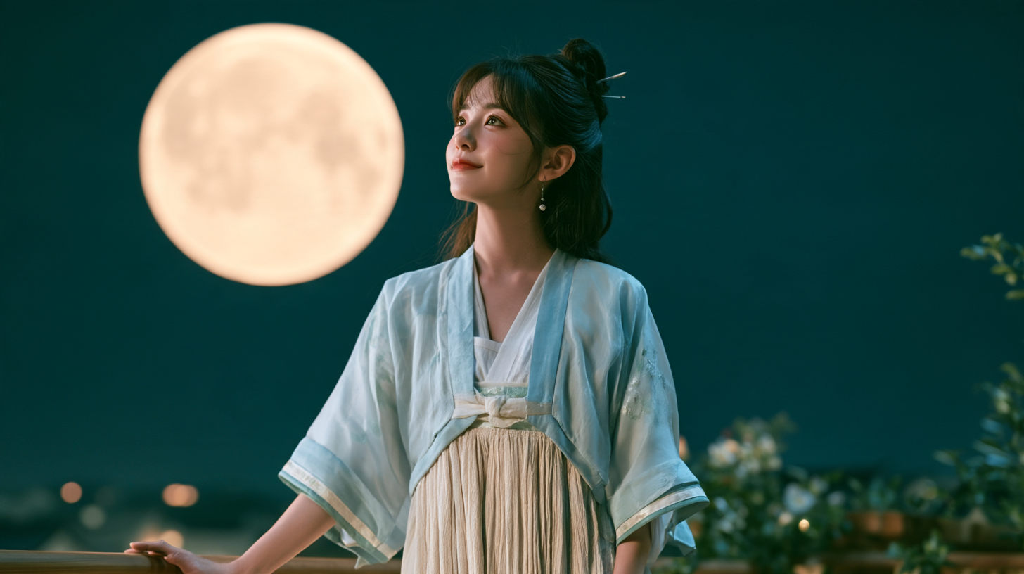 中秋女子