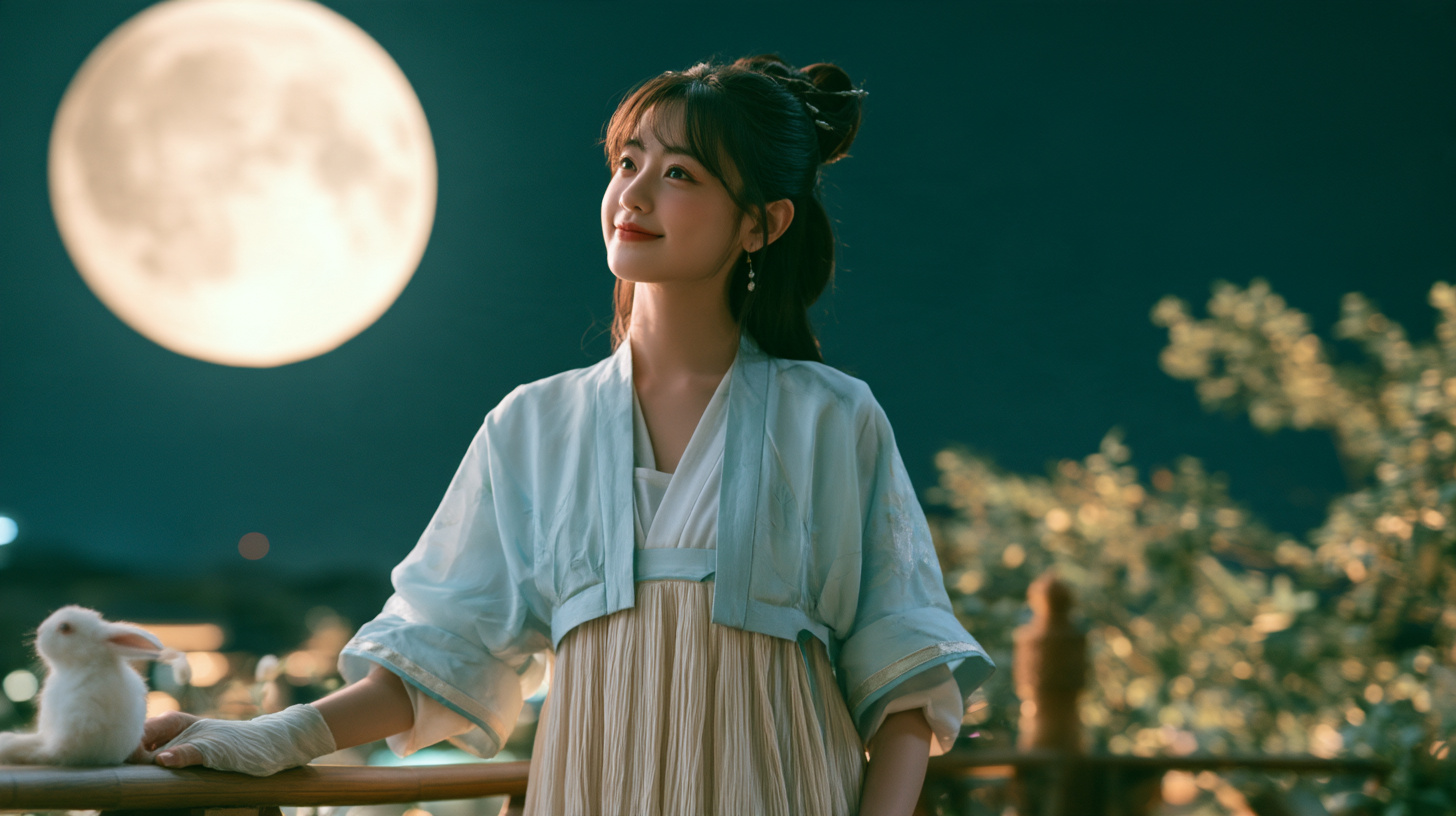 中秋女子
