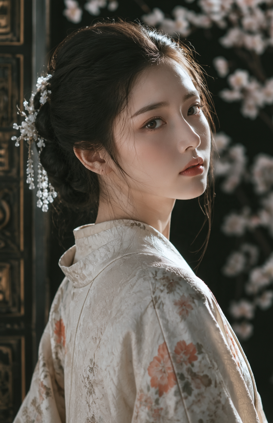 和服女子