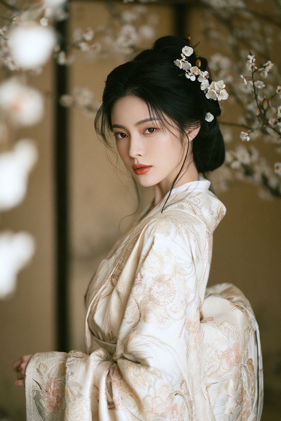 和服女子
