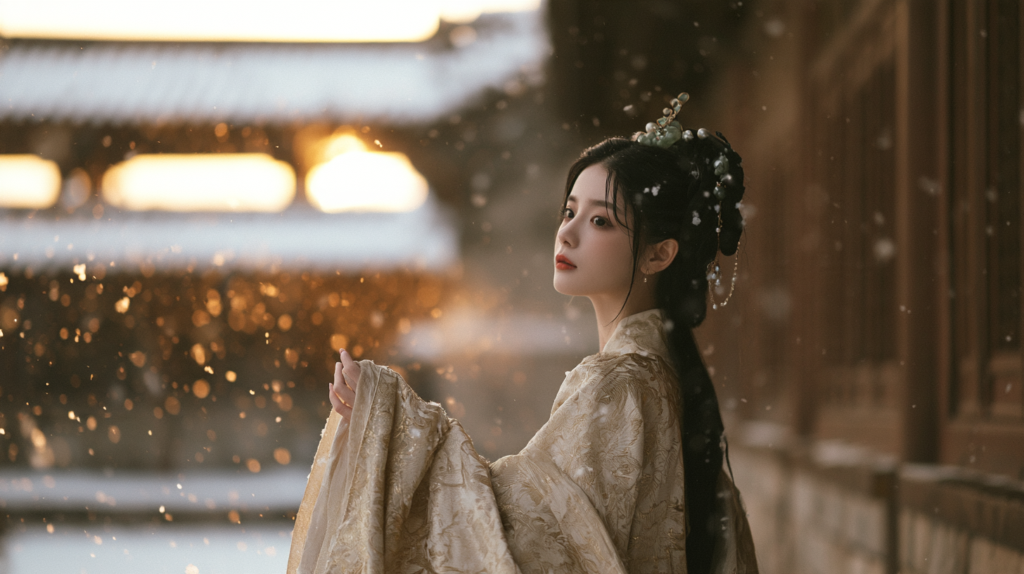 年轻的中国贵妇