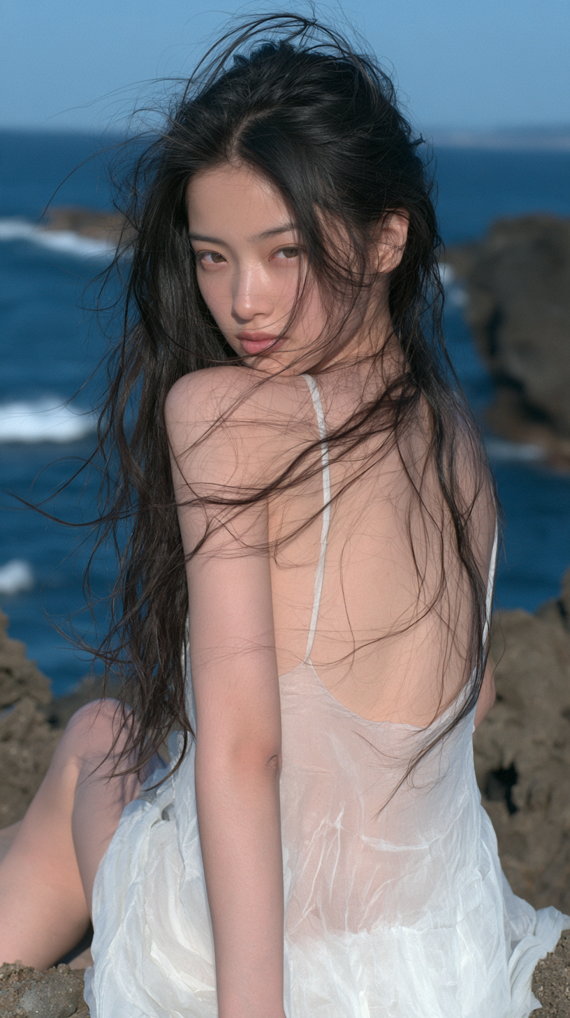 东亚女性海岸