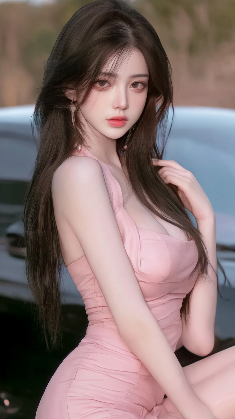 粉红女子