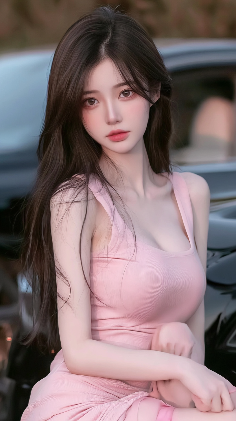 粉红女子